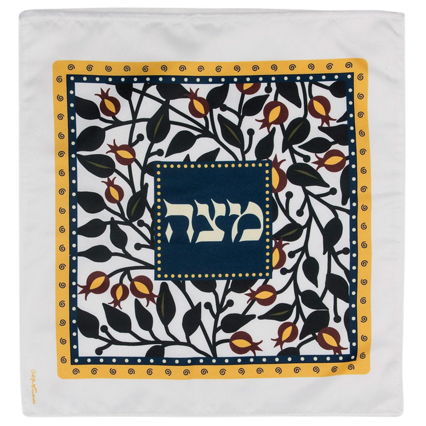מפית שלושה תאים למצה בעיצוב מצה